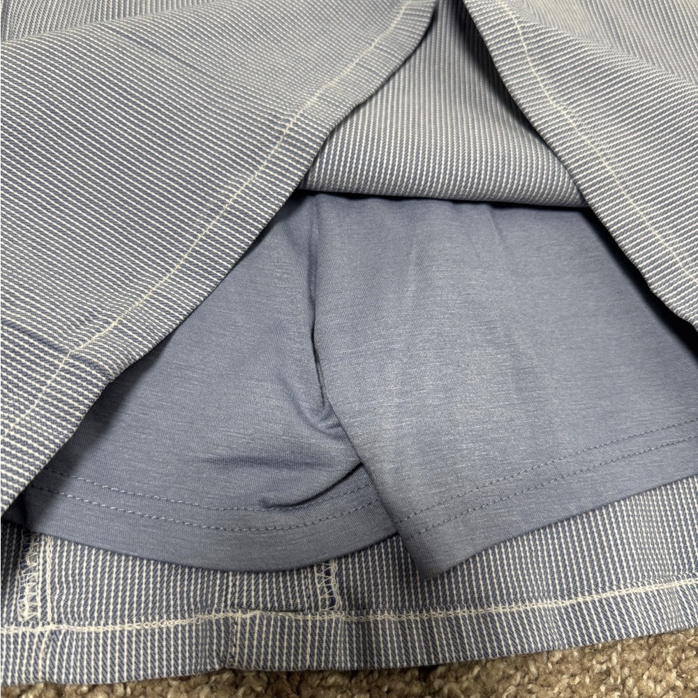 Briggs Blue Pinstripe Mini Skort - Picture 6 of 6